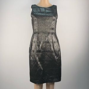 Darling short sleeve silver dress